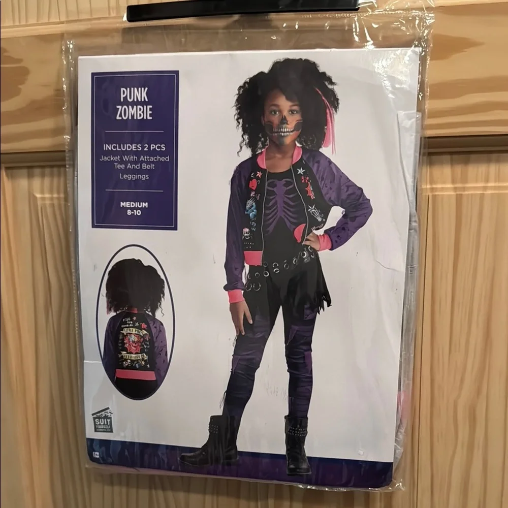 Punk Zombie Costume for Kids